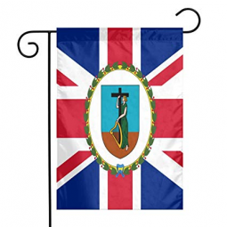 high quality montserrat garden yard flag banner custom