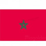 bandeira nacional de marrocos bandeira com bandeira de nylon de boa qualidade