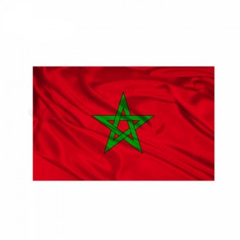 Bandiere dei fan del team 2018 del Marocco