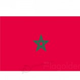 bandiera del marocco bandiera nazionale con banner in nylon di buona qualità