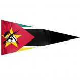 ポリエステル三角形モザンビーク旗布バナーフラグ