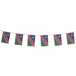 decorative polyester namibia country string bunting flag