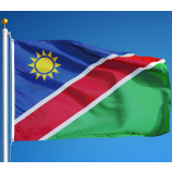 Professional made polyester Namibia country banner flag