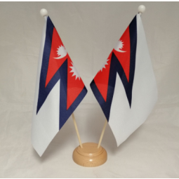 Factory direct sale office Nepal table top flag