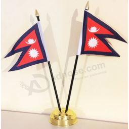 Polyester Nepal Deak Flag Country Nepal Table Flag