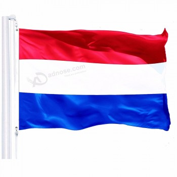 Hot wholesale netherlands national flag 3x5 FT 150x90cm banner- vivid color and UV fade resistant - netherlands flag polyester