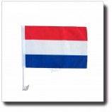 Wholesale Car Window Flags Of Different Countries The Netherlands Flag With Plastic Poles