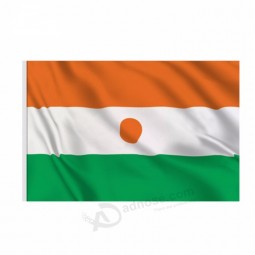 Metal brass grommet  country flag Niger national flag