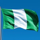 Hot sale polyester Nigeria country national flag