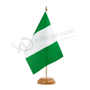 polyester nigeria deak flag country nigerian table flag