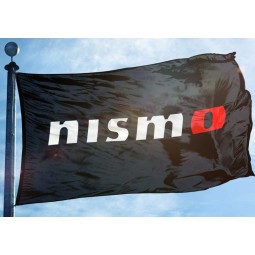 NISMO Flag Banner 3x5 ft Japanese Nissan Motorsport Car Racing Black