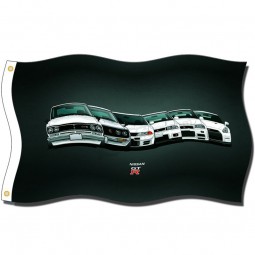 Nissan GTR flags 3x5ft 100% полиэстер, холст с металлической втулкой