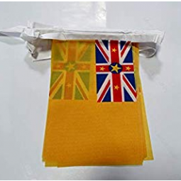 bandiera della stamina della stringa di niue della decorazione esterna