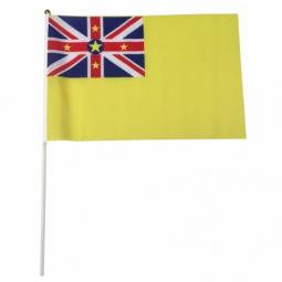 Mini bandiera sventolante tenuta in mano di Niue di vendite calde