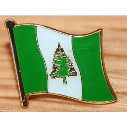 Norfolk Island Flag Metal Badge with high quality