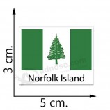 Norfolk Island Flag Temporary Tattoos Sticker Body Tattoo