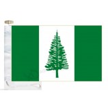 Norfolk Island Australia Courtesy Boat Flag - Roped & Toggle (91cm x 45cm (1 Yard))