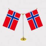 Custom Norway table Flag / Norwegian desk flag
