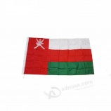 Cheap 3*5ft polyester material oman country waving flag