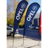 Polyester Teardrop Opel Advertising flag Factory