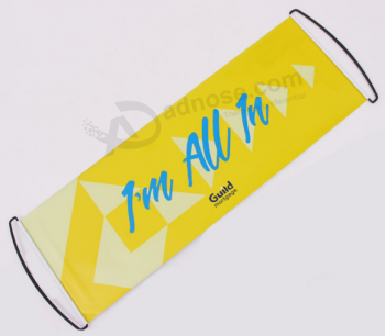 Hochwertige benutzerdefinierte Logo Handheld Roll-Up Fan Banner