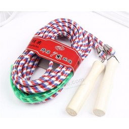跳绳制造商定制出售体育用跳绳的双荷兰绳