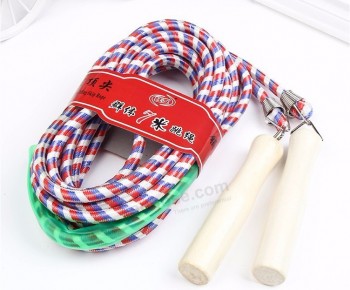 produttori di corda per saltare corde olandesi doppie personalizzate in vendita per saltare nell'educazione fisica