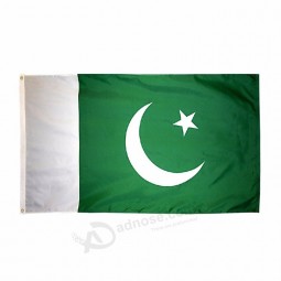 Hot Selling Digital Printed National Country Pakistan Flags
