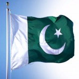 Digital Printing Factory sale standard size Pakistan National Flag