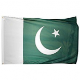 Digital printing Pakistan national flag for sport events