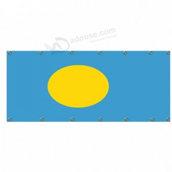 Multicolor country Palau mesh flag