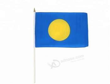 Cheap stock 10*15 cm 4*6 inches Palau hand stick flag