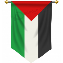 Hanging Polyester Palestinian Palestine Pennant Banner Flag