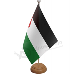 polyester mini office Palestine table top national flags