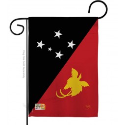 Breeze Decor G158260-P3 Papua New Guinea Flags of The World Nationality Impressions Decorative Vertical 13
