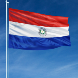 bandeira nacional do paraguai ao ar livre banner bandeira do paraguai personalizada