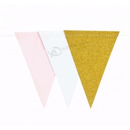 Sunbeauty Wholesale Birthday Triangle Bunting Flags Garland Pennant Banner