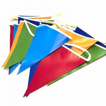 Custom promotional printed flags party pennants wedding bunting