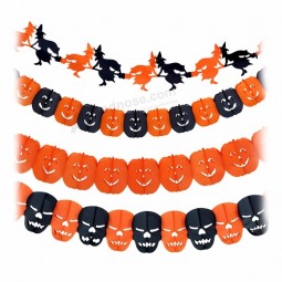 wholesale Decoration happy halloween Party Event  bunting flag banners