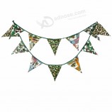 hanging sports flag custom pennant with camouflage color