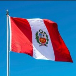 polyester printed 3*5ft Peru country flags