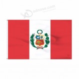 High Quality Peru Polyester National Flag