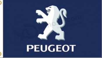 grote Peugeot nylon vlag 3 'X 5'