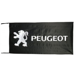 PEUGEOT FLAG BANNER 2.5 X 5 ft