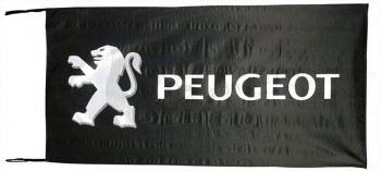 Peugeot vlag banner 2.5 X 5 ft