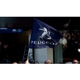 Peugeot flag at Silverstone