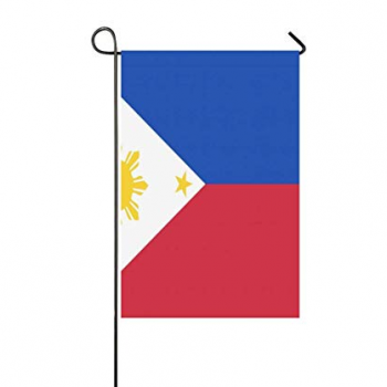 Decorative Philippines Garden Flag Polyester Yard Philippines Flags