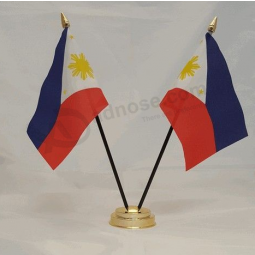 Polyester Philippines Deak Flag Country Philippines Table Flag
