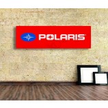 polaris logo banner vinyl, garagebord, kantoor of showroom met hoge kwaliteit