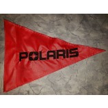 POLARIS Red Triangle UTV Flag. Fits regular and lighted poles and whips